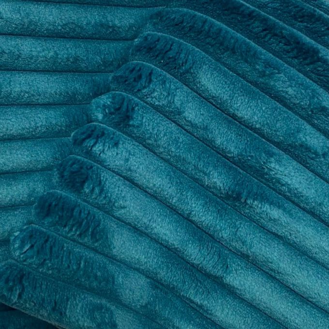 Tissu velours 19 bleu canard