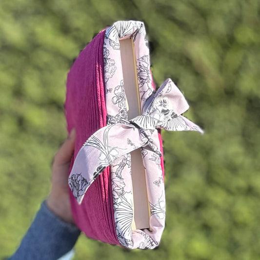 Housse de livre fermeture ruban format poche personnalisable