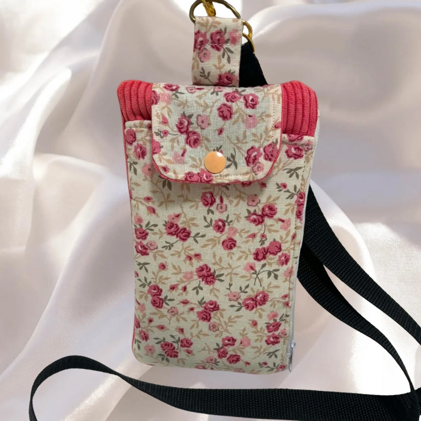 Pochette bandoulière  pratique &élégant- fait main