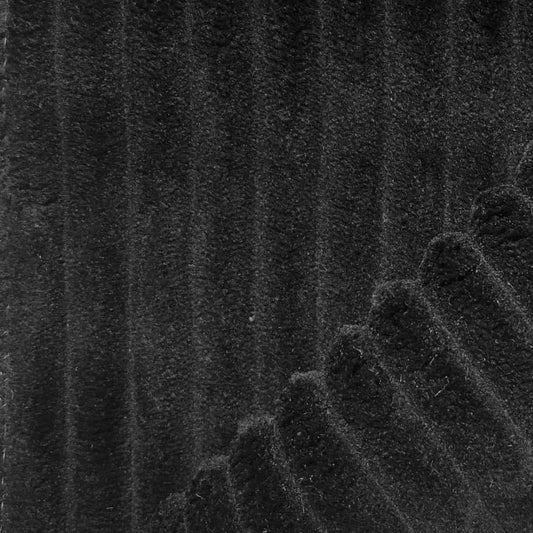 Tissu velours 20 NOIR