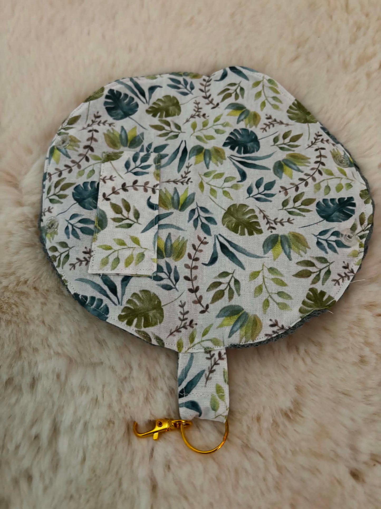 Étui à  lunettes vert