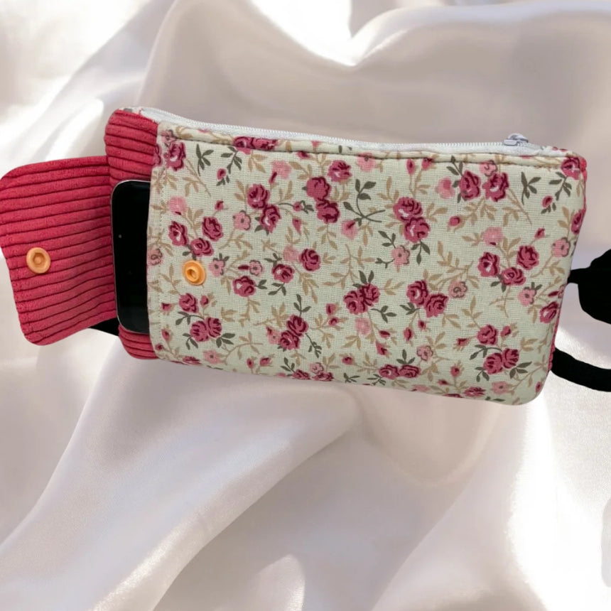 Pochette bandoulière  pratique &élégant- fait main