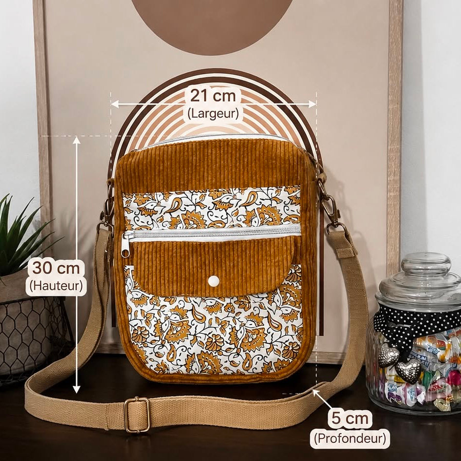 Sac cocon bandouliere prêt du corps