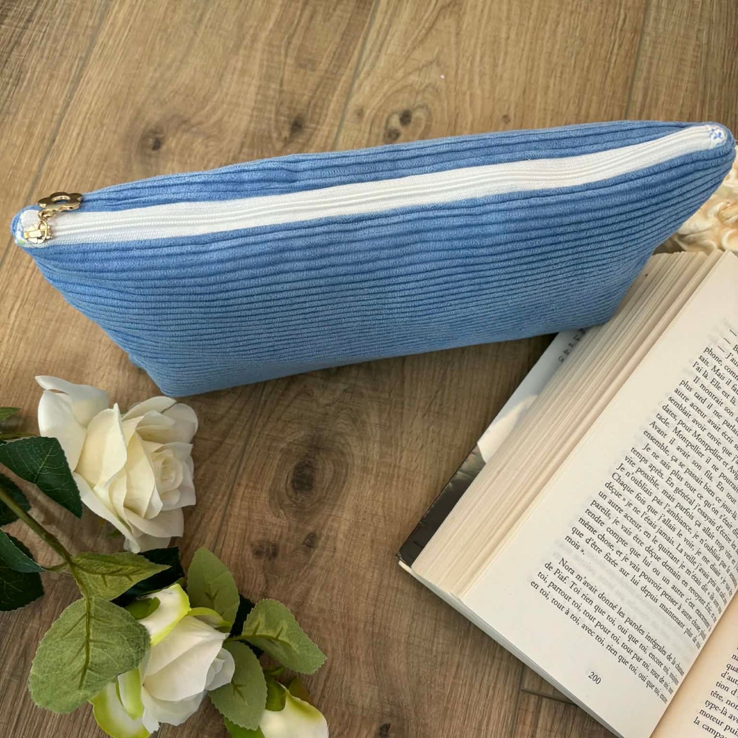 📚 Pochette pour livre fermeture zippé