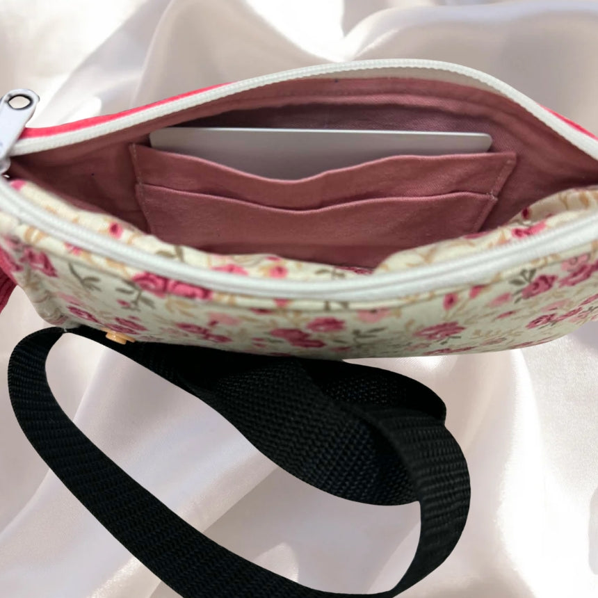 Pochette bandoulière  pratique &élégant- fait main