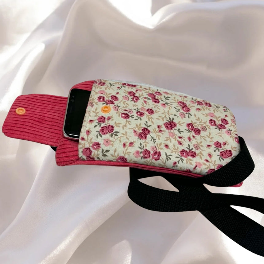 Pochette bandoulière  pratique &élégant- fait main