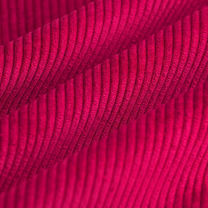 velours 16 côtelé Victor fushia (rose)